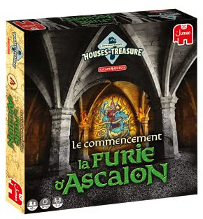 JUMBO – Escape Game Der Anfang der Furie von Ascalon – Brettspiel – zwischen Rätseln und Puzzles – Jugendliche – Erwachsene – ab 16 Jahren – für 1 bis 4 Spieler