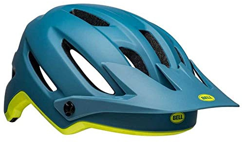 Bell 4Forty MTB-Helm 2022: matt/glänzend blau/hochsichtbar, Größe S 52-56 cm