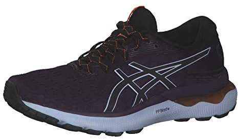 ASICS Nimbus 24 Straßenlaufschuhe für Männer Schwarz Weiß