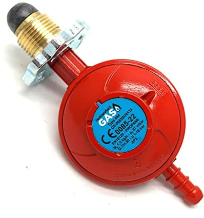 Huddersfield Gas Branded Handwheel Propane Gas Regulator 37Mbar 1.5Kgh Fits Calor & Flogas