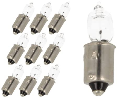 CARALL 10 Stück Halogenlampen 12 V für Auto (H10W BA9s 12V 10W)
