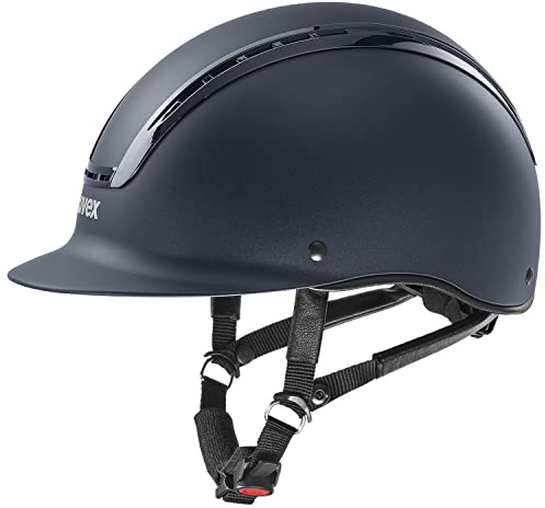 uvex suxxeed Active Horse Riding Helmet for Women & Men, Navy, XXS-S - Adjustable & Excellent Ventilated Helmet