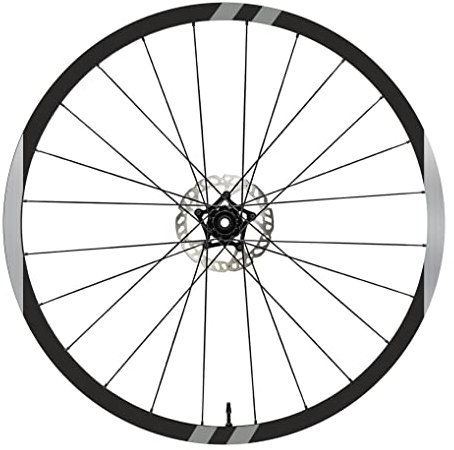 DualColorStampe Aufkleber kompatibel mit Focus Felgen 26 Zoll – 27,5 Zoll – 28 – 29 Zoll – Fahrrad MTB Bike Sticker Felgen MTB B0029 (28 – 29 Zoll, Silber 90)