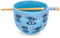 Disney Lilo & Stitch - Vajilla de cerámica japonesa | Incluye cuenco de fideos ramen de 20 onzas y palillos de madera