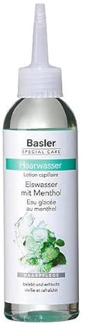 Basler Eiswasser mit Menthol Auftrageflasche 200 ml | Hair tonic | Haartonikum