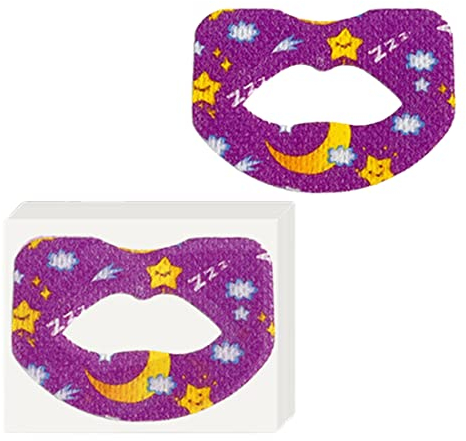WeddHuis 30 Stück Anti Schnarch Pflaster, Schlafstreifen Mundband Mouth Tape, Sleep Strips, Verbessern Sie die Schlafqualität Weniger Mundatmung und Schnarchen, Anti-Schnarchen Patch