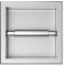 Balneo Toilettenpapierhalter aus Edelstahl, 17,3x17,3x8,6 cm, Einbaumontage, Papierspender Toilettenpapierhalter für Badzimmer, Installation in der Wand Wall-Box Paper 1 INOX