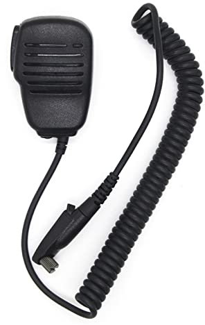 HASMI Microfono del Microfono del Microfono Portatile della Spalla PTT CB. Radio Walkie Talkie in Forma for Motorola GP328. più GP338Plus GP344 GP388 Pro5150