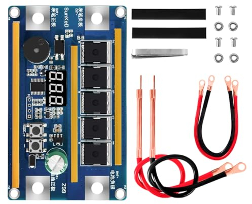 CENPEK Saldatrice A Punti per Batteria Dispositivo di Saldatura Portatile per La Saldatura di Lamiere di Nichel Saldatrice A Punti per Batteria con Display Digitale Intelligente