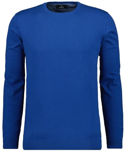 RAGMAN Herren Strickpullover Baumwolle/Kaschmir Blau-718, M