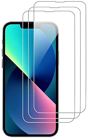 INF 3 Stück Panzer Schutz Glas für iPhone 13/13 Pro Hartglas Displayschutzfolie