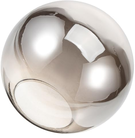 TOGEVAL Lampe Globe Verre Pour Plafonnier Abat-jour Décoratif Pour Salon Chambre Et Remplacement Léger Et Pratique Pour Lustre Et Applique Murale Fumé ø