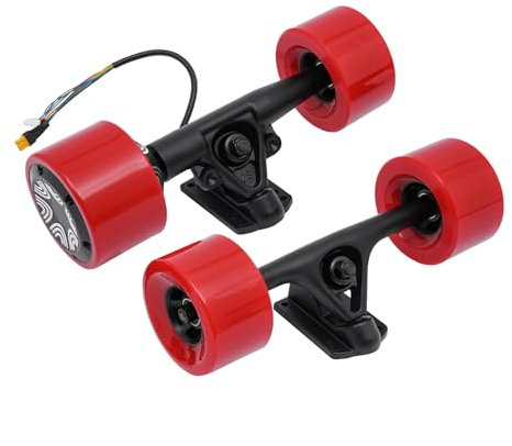 Elektrisches Skateboard, 32.5x12.5x10.5cm Einzelner Motor Set für Elektro Skateboard für Erwachsene Jugendliche für die Skateboard-Industrie, Skateboarder (Rot)