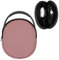 kwmobile Headphone Case Compatible with DOQAUS / H390 / WH-CH520 / WH-CH510 / Evolve 2 75 Headphones - 23 x 21 cm - Dark Rose