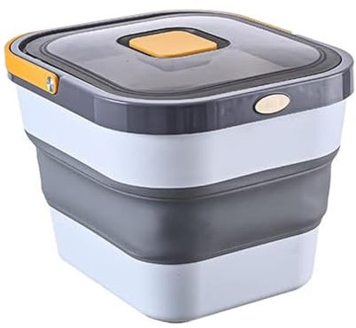 zwxqe Haustierfutterbehälter, Luftdichter Mülleimer, Hundefutter Aufbewahrungsbehälter, Katzenfutter Aufbewahrungsbehälter, Faltbare Lebensmittelbox, Frischhaltedose mit Deckel, Leckerlis