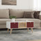 Wenjingqi-352157 Couchtisch mit Schubladen, Sperrholz, 80 x 40 x 35,5 cm