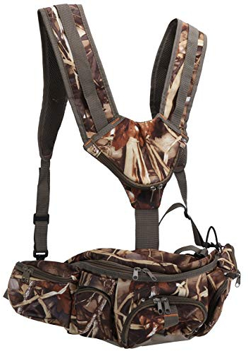 Qukaim Sac à dos avec porte-bouteille, sac à dos de randonnée, sac banane avec porte-bouteille, sac à bandoulière de camping