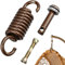 Toddmomy 1 Set Hanging Basket Spring Parts Egg Chair Spring Hook Egg Chair Replacement Parts(Coffee)