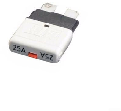 Marine Automatische Reset Leistungsschalter Sicherung 12V 24V, dünner Typ, kompatibel mit ATC Sicherungskasten (25A)