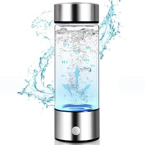 Portable Hydrogen Water Bottle Hydrogen Water Ionizer Machine Hydrogen Rich Water Generator Bottle Hydrogen Water Health Cup Home Office Travel Use