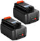 CPY 2 Pack 3.5Ah 40V Battery Replacement for Black and Decker 40V Battery Tools Compatible with Black and Decker 40V Cordless Power Tools 40V Lithium Battery LBX1540 LBX2040 LBX2540 LBXR36 LBXR2036