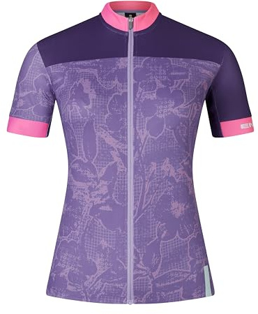 Endura Womens FS260 Road Cycling Jersey, Road Short Sleeve - Bramble, Medium