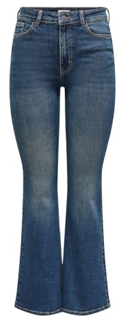 JDY Damen Jdykathy Hw Flared Jeans DNM Jdykathy Hw Flared Jeans DNM