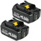 5.5Ah/5500mAh BL1850B Replacement Battery Compatible with Makita 18V Batteries BL1830 BL1830B BL1860B BL1840 BL1850 BL1860 BL1835 BL1845 194205-3 LXT-400 with LED Indicator