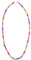 Leslii Damen-Kette Reflective Pearl lange Perlen-Kette Magic 3D-Effekt (Rainbow)
