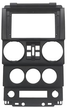 Autoradio-Panel 9-Zoll-Autoradio-Einbaurahmen Canbus-Box Radio-Einbausatz Für Jeep Für Wrangler Für Rubicon 2008 2009 2010 Radiorahmen(Only 4Door Frame)