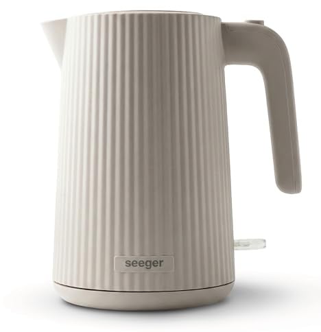 Seeger Wasserkocher 1,7L mit Elegantes Rippendesign