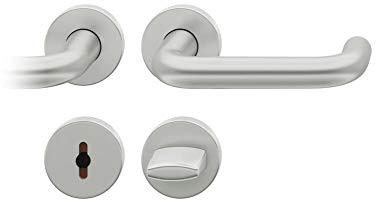 Fsb Drückergarnitur Modell 12 1070 WC 39-58 mm Edelstahl feinmatt