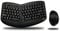 Adesso WKB-1150CB TRU-Form Wireless Ergo Mini Keyboard & Mouse Combo, Ergonomic & Compact Size Design Keyboard and Ergonomic Vertical Mouse
