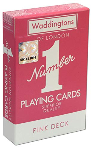PINK - Waddingtons no.1 playing cards