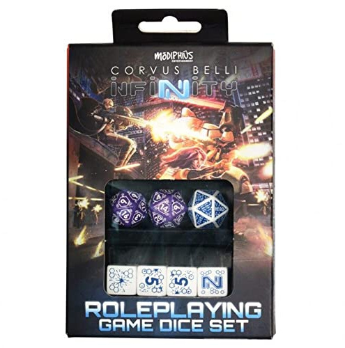 Modiphius Infinity: Factions Dice Sets Combined Army Dice Set Dice Set Role Playing Game RPG English