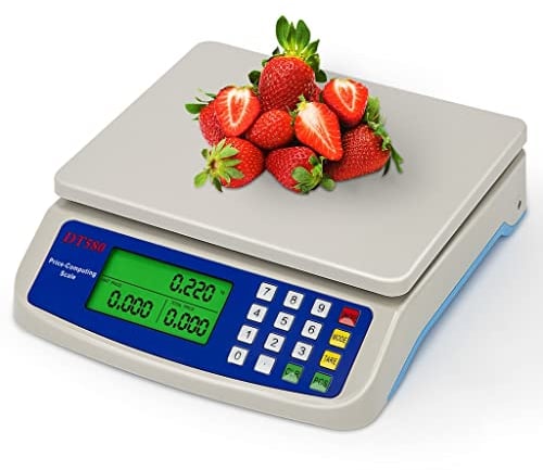 Digital kitchen scales 30kg with LCD Display Electronic Price Computing Commercial Scale Food scales kitchen (Capacity : 30kg-1g)