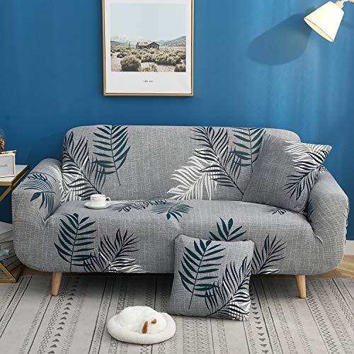 SDINAZ SofaÜberwürfe Sofabezug 3 sitzer Sofaüberwürfe Einstellbar Elastische Stretch Couchbezug Sofahusse Drucken Sofa Abdeckung Sofa Schonbezüge