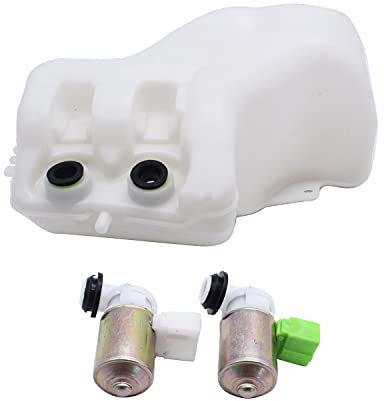 Botella Limpiaparabrisas (2 agujeros) con Bombas para Nissan Patrol GQ Maverick (88-97)