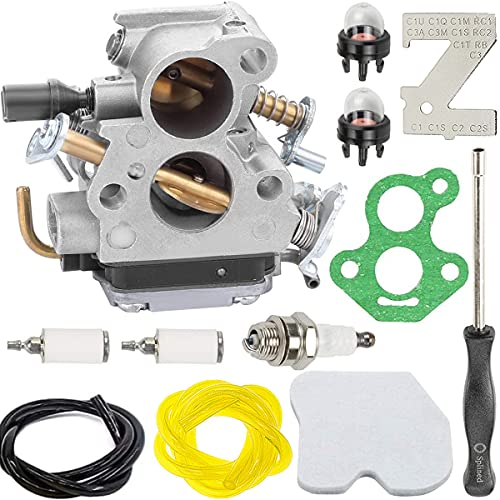 ZAMDOE carburatore per Husqvarna 235 235E 236 236E 240 240E 120 MOTORE DI MAGATURA DI MARK II per Jonsered CS2234 CS2238 CS2234S CS2238S Chainsaw, SEPLACE # C1T-W33C 574719402 545072601 545061801