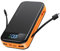 Portable Charger 32000mAh, 22.5W QC 3.0 PD 20W Smart LED Display Fast Charging Built in Cables Power Bank, External Battery Pack Charge 5 Devices Compatible with Cellphones (Orange)