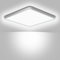 Ouyulong Plafonnier LED Carré 24W, 5000K, 2600LM, IP44, 23CM - Pour Cuisine, Salon, Salle de Bain, Chambre, Couloir, Balcon, Garage
