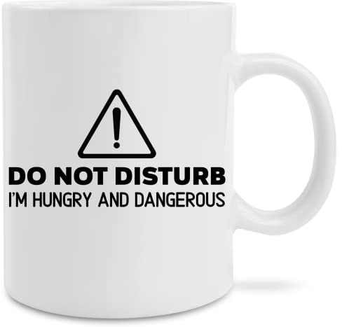 Hole Gadget Tazze Divertenti, Tazza Mug con Idee Regalo Divertente e Originali da Colazione o da The, Regali Simpatici per Sorella, Mamma, San Valentino, Uomo, Donna (Not Disturb)
