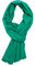 Bovari Schal Damen aus 100% gekämmter Bio-Baumwolle - leicht, atmungsaktiv, dünn - Sommerschal in XL-Größe 180x70 cm (grün/emerald green)