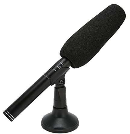 Micrófono de Entrevista de Mano, Micrófono de Condensador con Cable USB C Profesional Micrófono de Reportero Micrófono Vocal, para Computadora Portátil con Teléfono Inteligente,