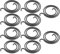 ECSiNG 10 x Drehgrifffedern, DIY-Türgriff-Federreparatur-Set, Zubehör für linke und rechte Hand, Innentürgriffe, 36,5 x 27,5 mm