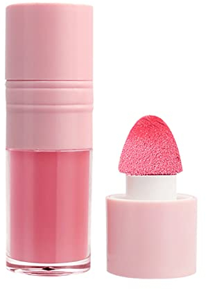 Wangen Wärme Rouge Dewy Finish Creme Rouge Wange Weiches Leichtes Atmungsaktives Wasserbasierte Farbpigmente Glossyglänzendes Finish Wasserdicht Mischbar Mattes flüssiges Wangenrouge