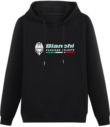 propr Bianchi Passione Celeste Bicycle Logo Hoody Black XL