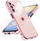 LeYi Coque pour Samsung Galaxy A15 4G/5G avec 2 Verre Trempé Vitre Protection, Etui Silicone Anti-Rayures, Housse Souple TPU, Étui Ultra Mince Bumper Antichoc pour Coque Samsung A15 5G - Rose