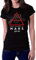 Skillet Band Logo Comatose Awake Alternative Women's Fashion Tops T-Shirt Black L
