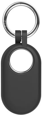 Vancle Coque pour Samsung Galaxy SmartTag 2, Anti-Rayures Étuis en Silicone avec Porte-Clés pour Samsung Smart Tag 2, Convient aux Collier Chat Chine, Sacs à Dos, Portefeuilles